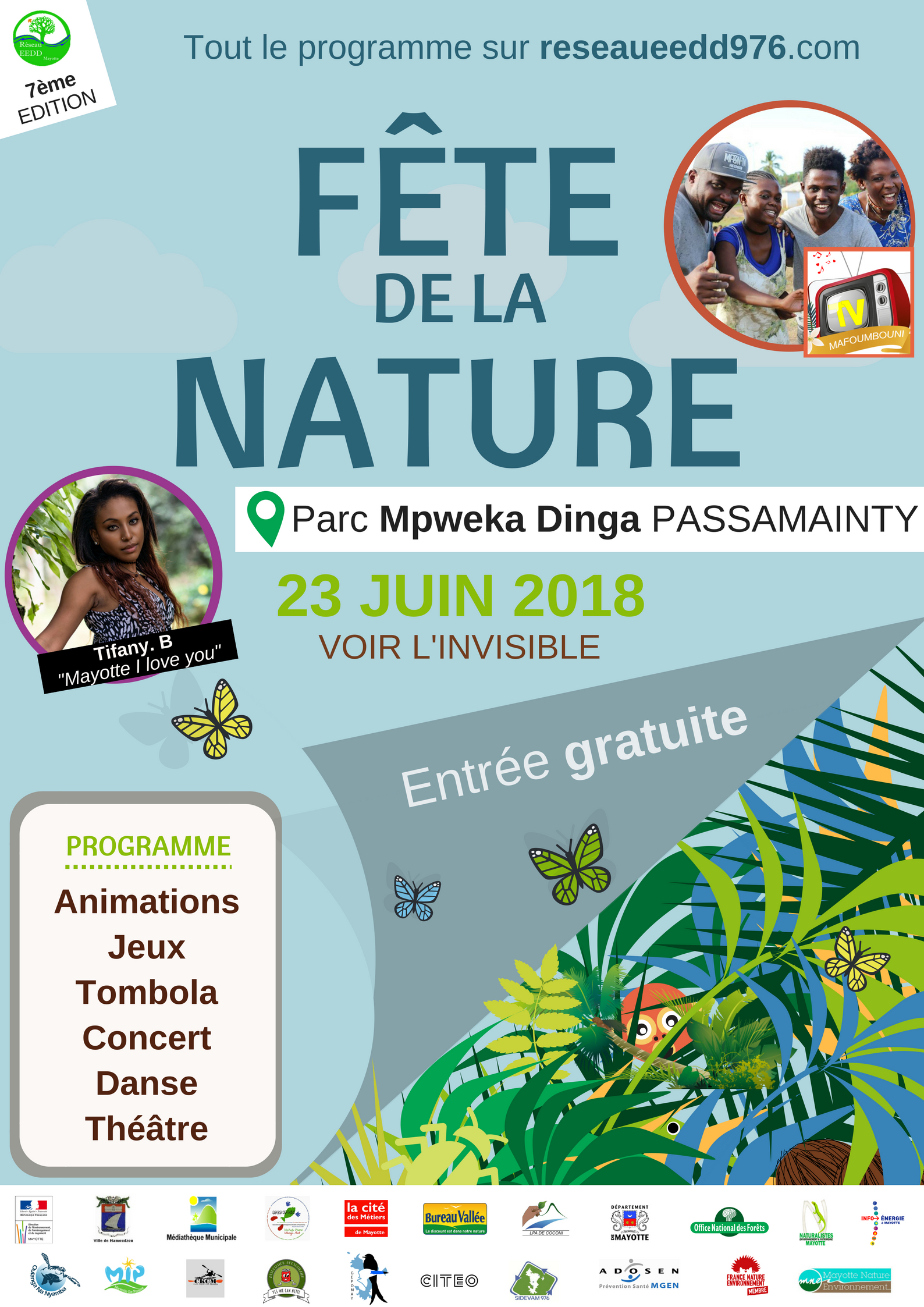 Fête de la nature le 23 juin 2018à Mayotte